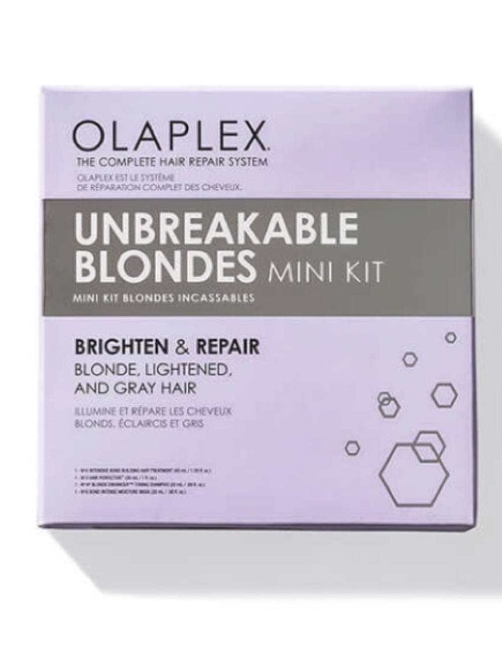 OLAPLEX Unbreakable Blondes Mini Kit - Brighten and Repair - Picture 2 of 4